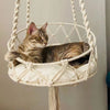 Handwoven Kitten Hammock Hanging Decor For Indoor Use - Image 1