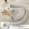 2 In 1 Dog And Cat Bed Pet Winter Bed Round Plush Warm Bed House Soft Long Plush Pets Bed Pet Products - Image 4
