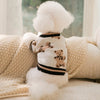 Dog Cat Sweater Preppy Style V-neck Striped Vest Pet Puppy Winter Warm Clothes Apparel For Dogs Cats - Image 1