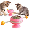 Rotatable Cat Toys Supplies With Catnip Interactive Training Toys For Cats Kitten Cat Accessories Pet Products - Image 6