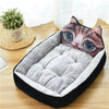 Large Pet Cat Dog Bed 7Colors Warm Cozy Dog House Soft Fleece Nest Dog Baskets - Image 2