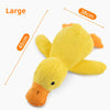 Pet Plush Toy Dog Calming Duck Stuffed Duck Toys Chew Toy Squeaky For Puppy Pet Teeth Cleaning Chew Pillow Toy Pet Supplies - Image 7