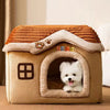 Fully Enclosed Pet House For Fall And Winter Cozy Kennel For Dogs And Cats - Image 2