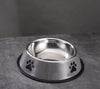 Printed Non-slip Bowl Cat Stainless Steel Food Basin Rice Bowl - Image 6