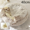 2 In 1 Dog And Cat Bed Pet Winter Bed Round Plush Warm Bed House Soft Long Plush Pets Bed Pet Products - Image 14
