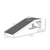 49 Pet Ramp For Dogs  Cats With Non-Slip Carpet, White - Image 2