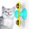 Cat Rotating Windmill Multi-Function Toys Itch Scratching Device Teeth Shining Toy - Image 1