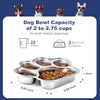 Dog Bowls Slow Feeder Stainless Steel Small Medium Breed Slow Feeding Dog Bowl For Fast Eater Dog Dishes To Slow Down Eating Non Slip Dog Food Bowl - Image 3