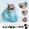 Pet Soft Cat Grooming Bag Adjustable Multifunctional Polyester Cat Washing Shower Mesh Bags Pet Nail Trimming Bags - Image 5