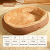 Oval Plush Bed For Cats And Dogs To Keep Warm In Fall And Winter - Image 6