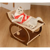 One Piece Solid Wood Sisal Mat, Scratch Resistant Cat Bed - Image 4