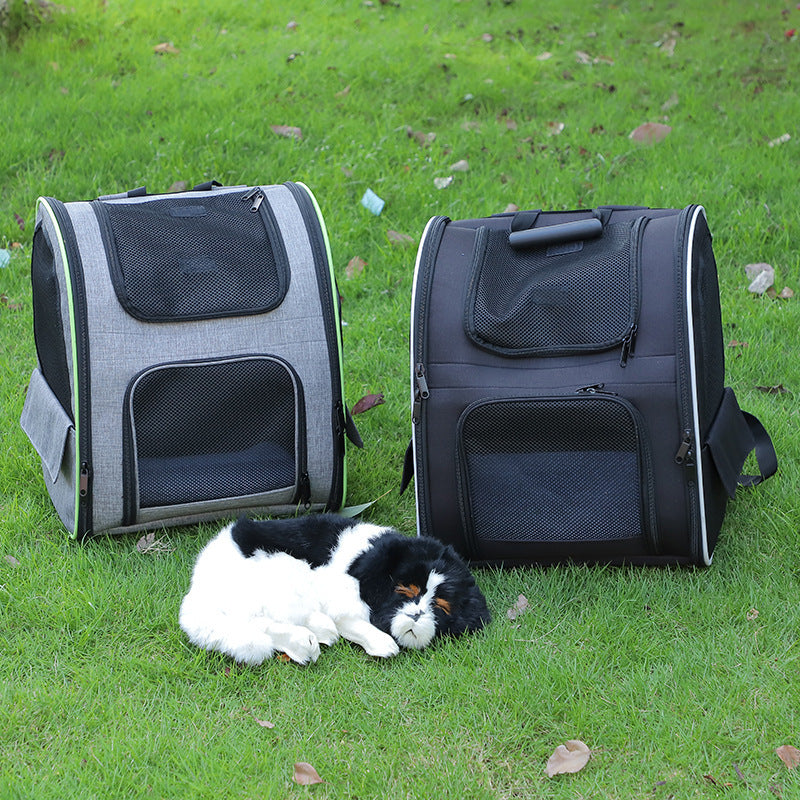 Outdoor Portable Breathable Backpack Large Capacity Pet Handbag