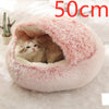 2 In 1 Dog And Cat Bed Pet Winter Bed Round Plush Warm Bed House Soft Long Plush Pets Bed Pet Products - Image 71
