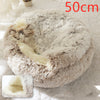 2 In 1 Dog And Cat Bed Pet Winter Bed Round Plush Warm Bed House Soft Long Plush Pets Bed Pet Products - Image 67