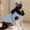 Autumn And Winter Cat Hairless Warm Cartoon Embroidered Hooded Cotton Coat, Small And Medium-sized Dog Teddy Pet Dog Clothes - Image 6