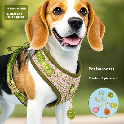 Fashionable Breathable Adjustable Dog Breast Strap