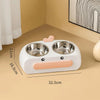 Duck Design Pet Double Bowl Plastic Kitten Dog Food Drinking Tray Feeder Cat Feeding Pet Supplies Accessories - Image 11