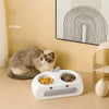 Duck Design Pet Double Bowl Plastic Kitten Dog Food Drinking Tray Feeder Cat Feeding Pet Supplies Accessories - Image 2