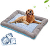 Pet Cooling Pad Bed For Dogs Cats Puppy Kitten Cool Mat Pet Blanket Ice Silk Material Soft For Summer Sleeping  Blue Breathable - Image 1