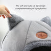 New Semi-enclosed Warm Pet Bed For Cats And Dogs, With Plush Lining, In A Round Shape - Image 5