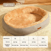 Oval Plush Bed For Cats And Dogs To Keep Warm In Fall And Winter - Image 4