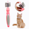 Pet Self Cleaning Hair Brush Cleaning Pets Supplies Cat Double Sided Soft Comb - Image 1