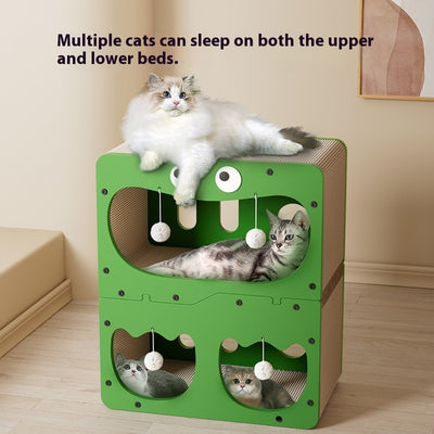 Wear-resistant Non-chip Cat Scratching Board Four Seasons Universal Cat Nest