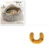2 In 1 Dog And Cat Bed Pet Winter Bed Round Plush Warm Bed House Soft Long Plush Pets Bed Pet Products - Image 29