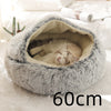 2 In 1 Dog And Cat Bed Pet Winter Bed Round Plush Warm Bed House Soft Long Plush Pets Bed Pet Products - Image 82