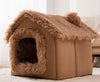 Foldable Dog House Pet Cat Bed Winter Dog Villa Sleep Kennel Removable Nest Warm Enclosed Cave Sofa Pets Supplies - Image 13