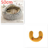 2 In 1 Dog And Cat Bed Pet Winter Bed Round Plush Warm Bed House Soft Long Plush Pets Bed Pet Products - Image 33