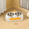 Duck Design Pet Double Bowl Plastic Kitten Dog Food Drinking Tray Feeder Cat Feeding Pet Supplies Accessories - Image 13