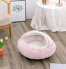2 In 1 Dog And Cat Bed Pet Winter Bed Round Plush Warm Bed House Soft Long Plush Pets Bed Pet Products - Image 63