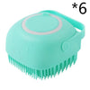 Silicone Dog Bath Massage Gloves Brush Pet Cat Bathroom Cleaning Tool Comb Brush For Dog Can Pour Shampoo Dog Grooming Supplies - Image 28
