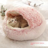 2 In 1 Dog And Cat Bed Pet Winter Bed Round Plush Warm Bed House Soft Long Plush Pets Bed Pet Products - Image 56
