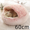 2 In 1 Dog And Cat Bed Pet Winter Bed Round Plush Warm Bed House Soft Long Plush Pets Bed Pet Products - Image 65