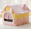 Foldable Dog House Pet Cat Bed Winter Dog Villa Sleep Kennel Removable Nest Warm Enclosed Cave Sofa Pets Supplies - Image 12