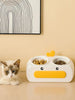 Duck Design Pet Double Bowl Plastic Kitten Dog Food Drinking Tray Feeder Cat Feeding Pet Supplies Accessories - Image 7