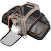 Carrier For Cat Pet Airline Approved Expandable Foldable Soft Dog Carrier Opened Doors Reflective Tapes Cat Travel Bag - Image 7