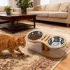 Adjustable Tilted Pet Stand With A Feeding Bowl - Image 2