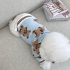 Dog Cat Sweater Preppy Style V-neck Striped Vest Pet Puppy Winter Warm Clothes Apparel For Dogs Cats - Image 8